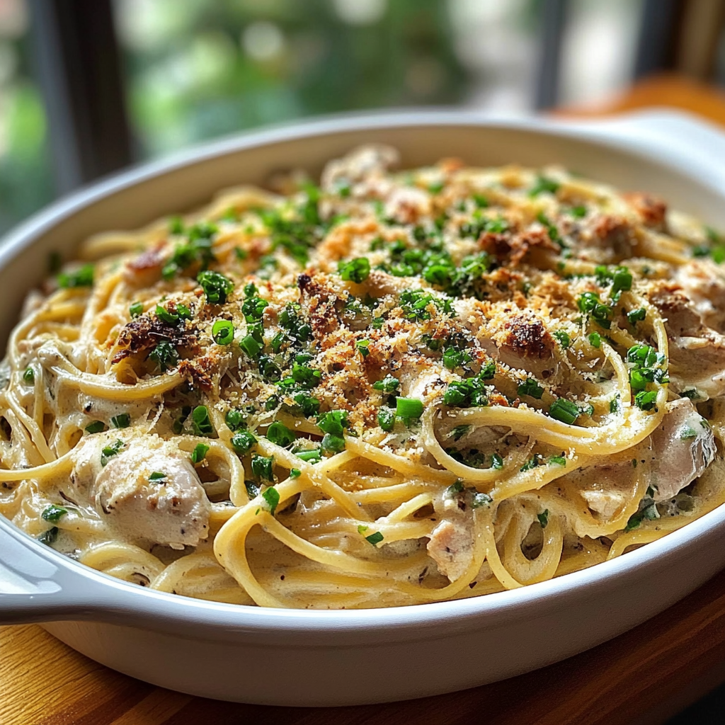 Recipe preparation for classic chicken tetrazzini recipe