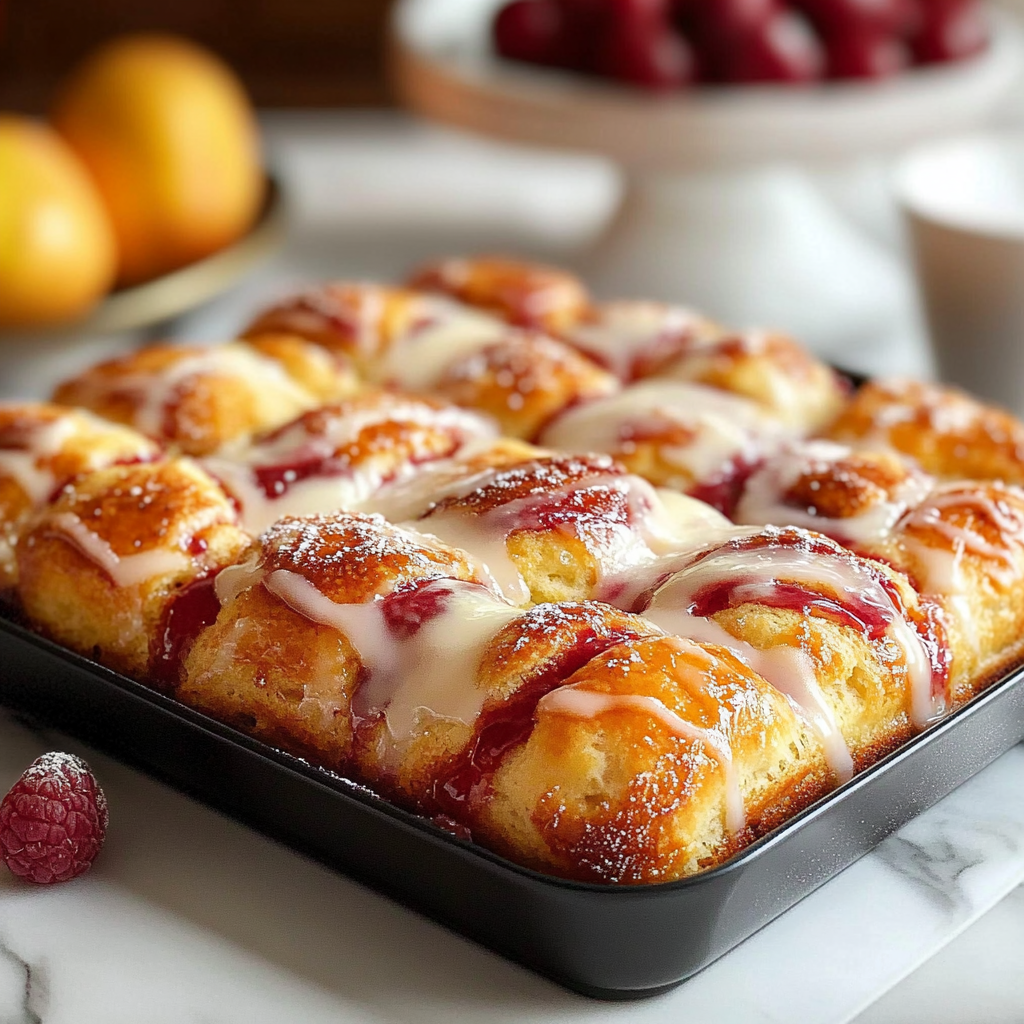 Recipe preparation for jam donut focaccia recipe