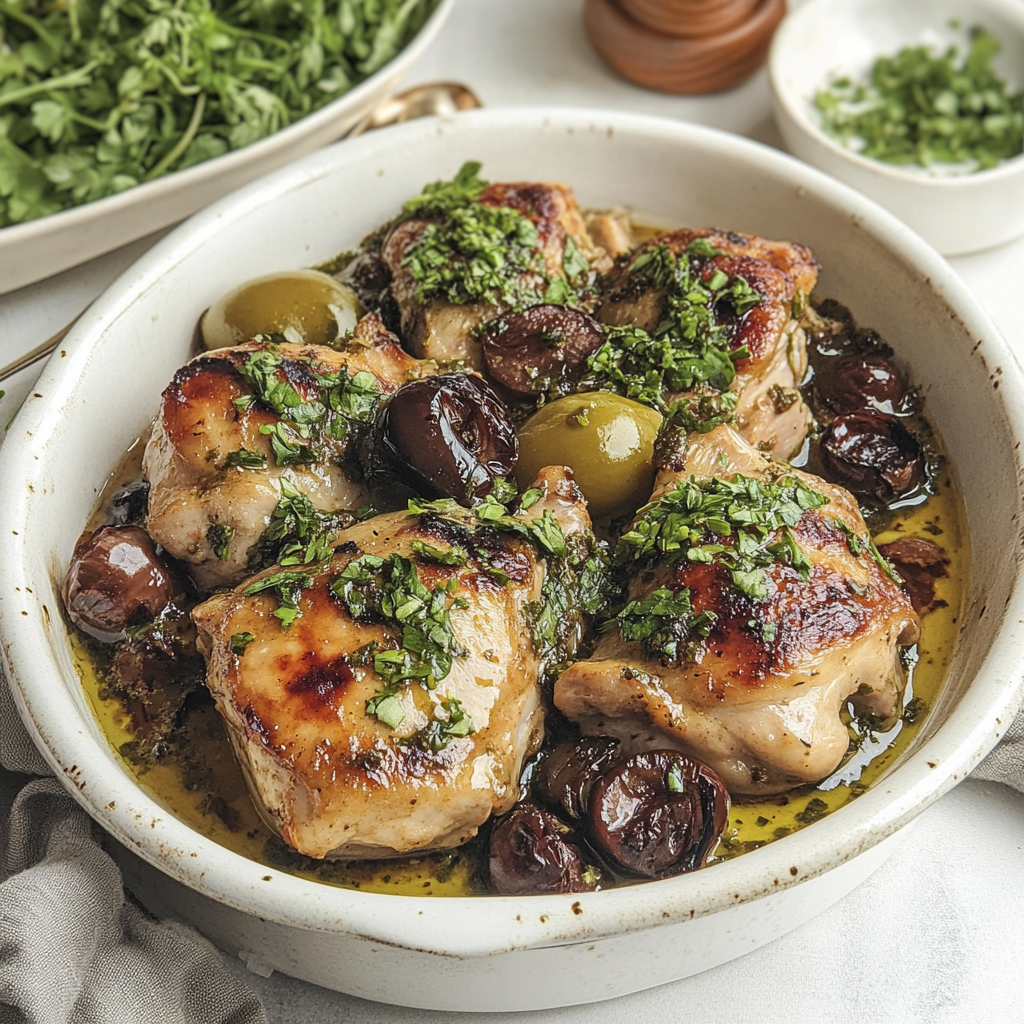 Recipe preparation for chicken marbella