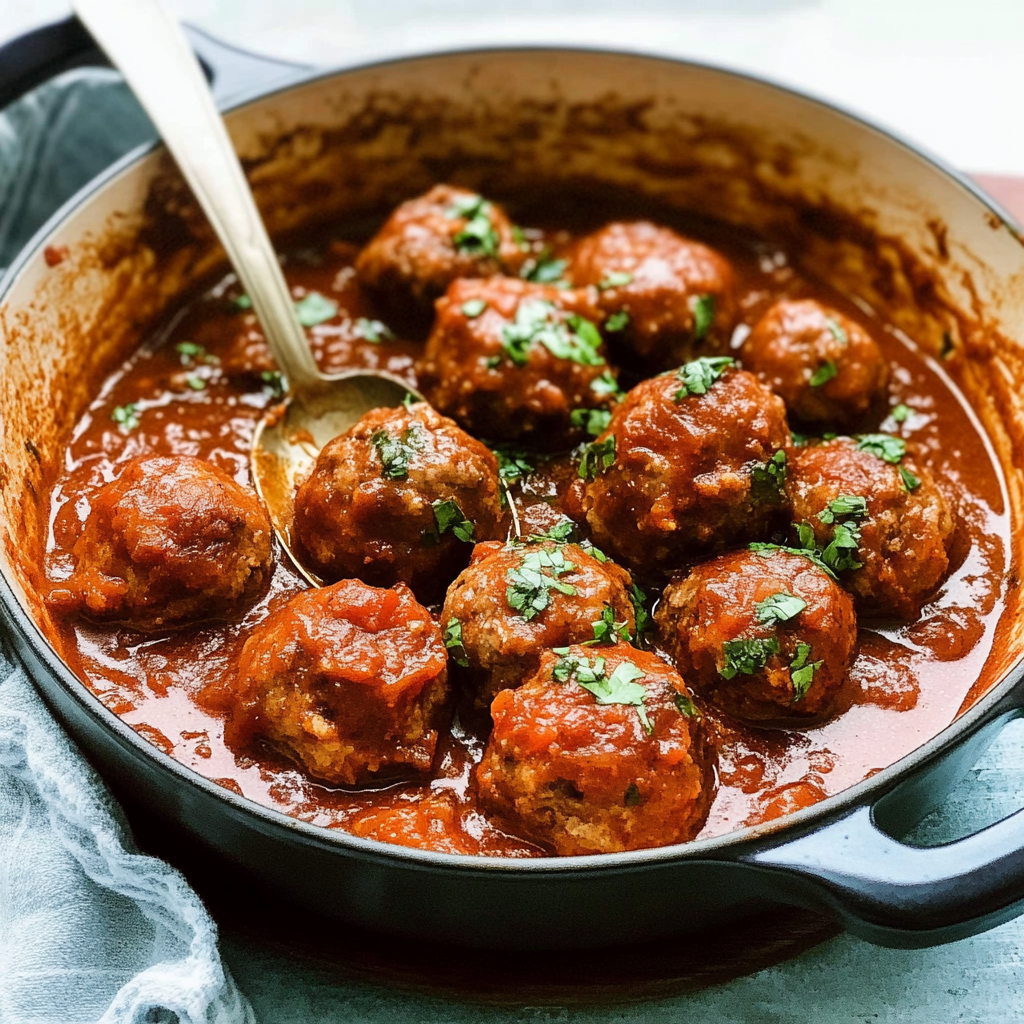 Recipe preparation for porcupine meatballs