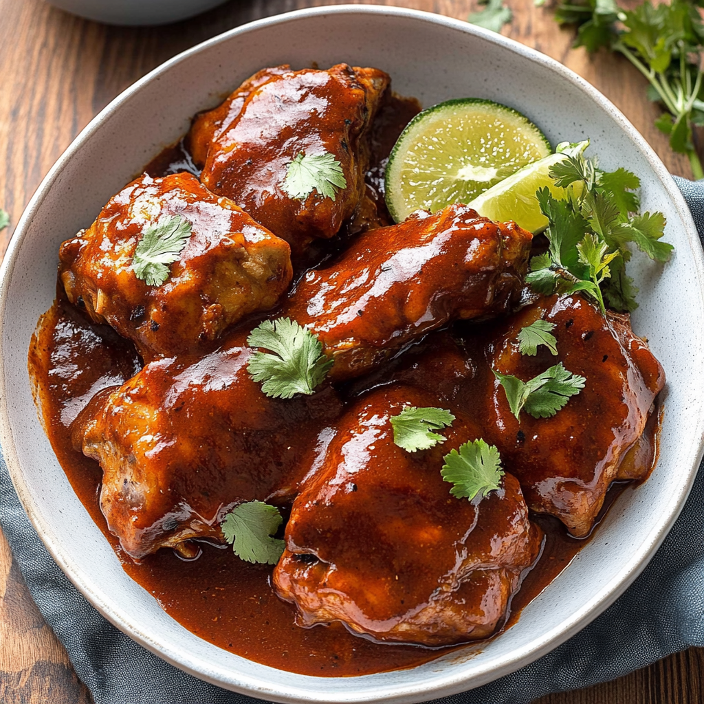 Recipe preparation for Mexican Chicken Adobo