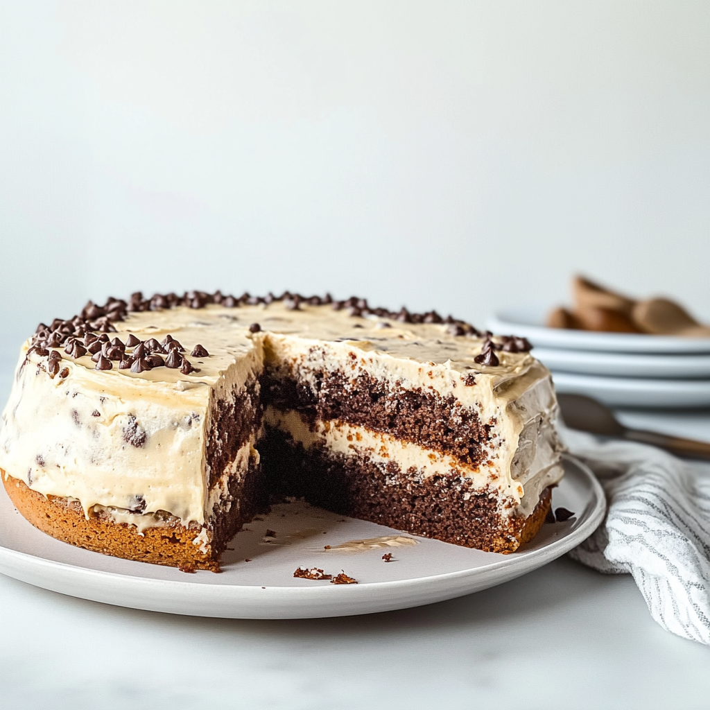Recipe preparation for chocolate chip cake