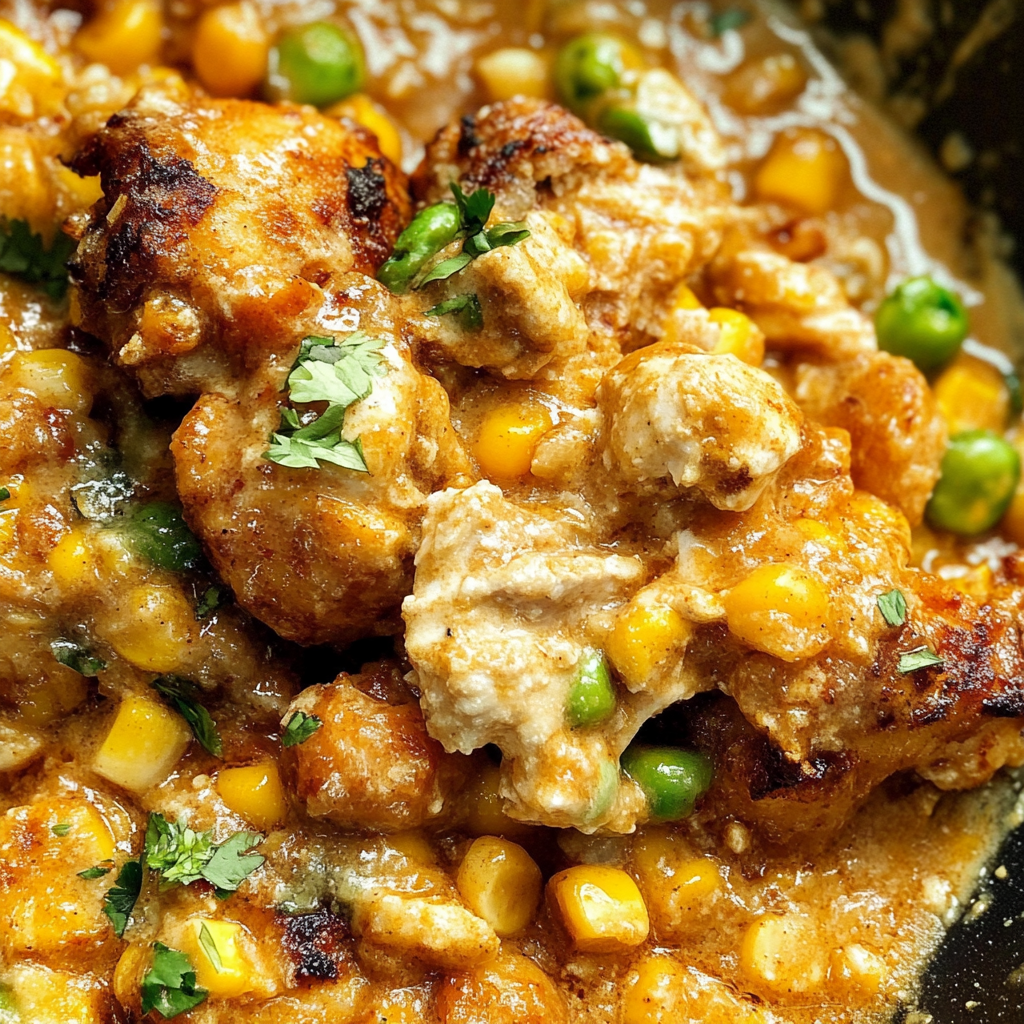 Recipe preparation for one skillet mexican street corn chicken