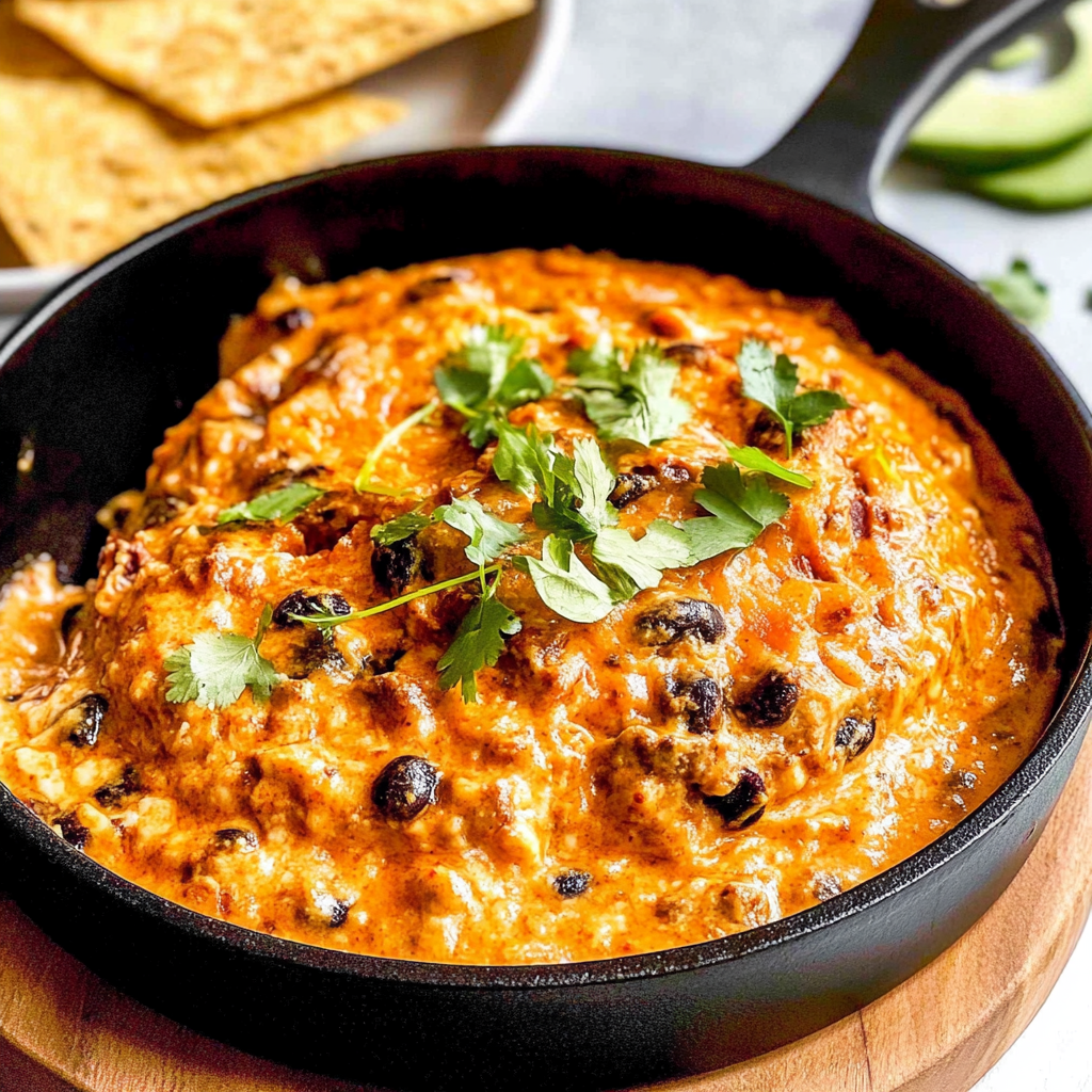 Recipe preparation for chili cheese dip