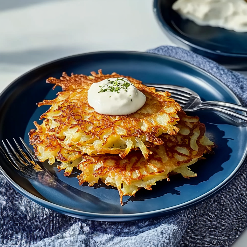Recipe preparation for German Potato Pancakes