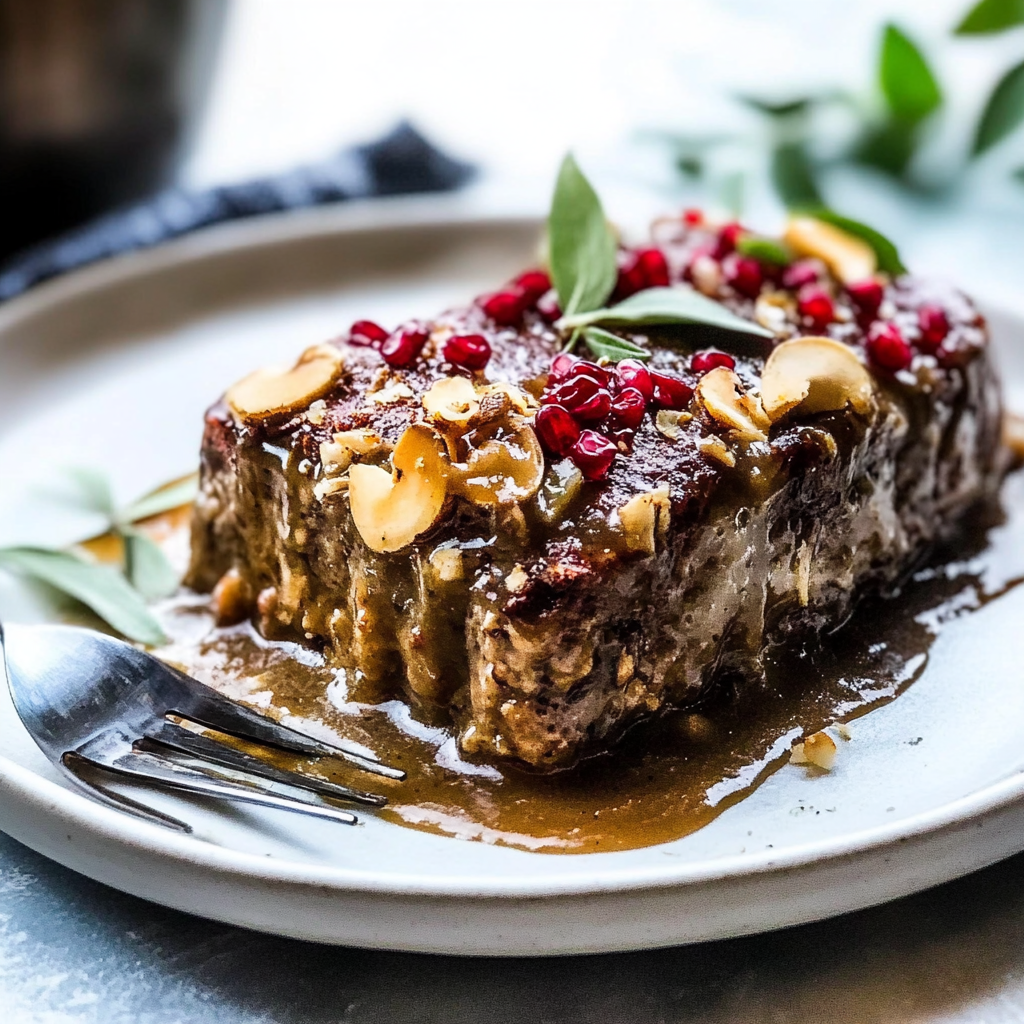 Recipe preparation for mushroom loaf