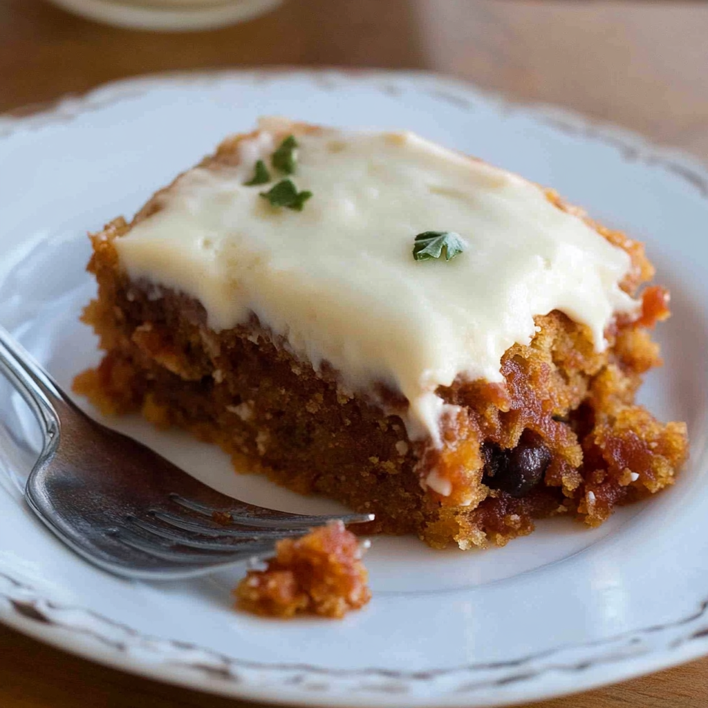 Recipe preparation for tomato soup cake