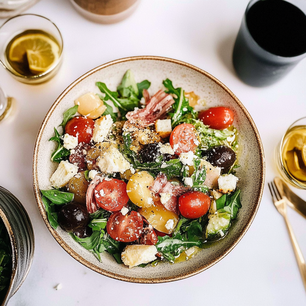 Recipe preparation for best antipasto salad