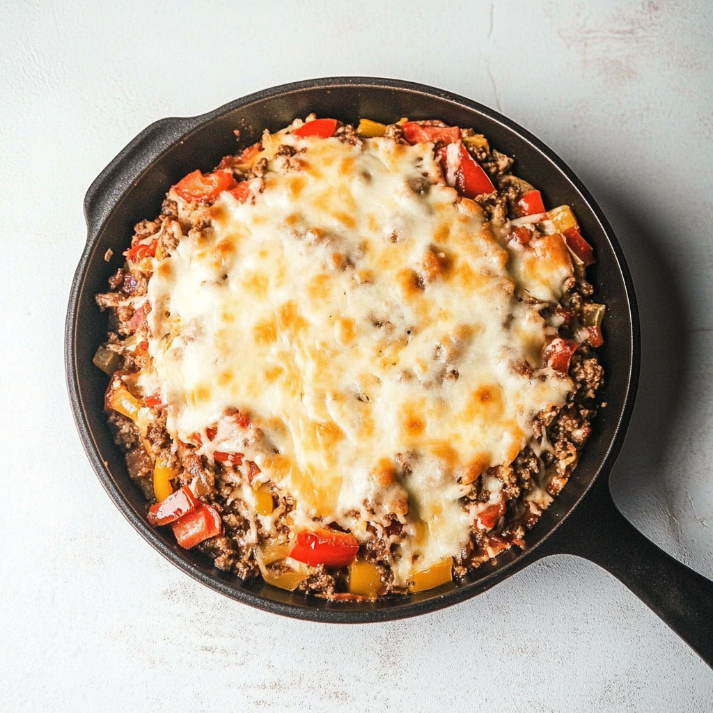 Recipe preparation for unstuffed pepper casserole