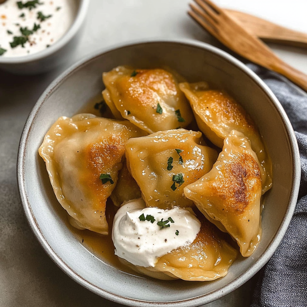 Recipe preparation for homemade pierogies