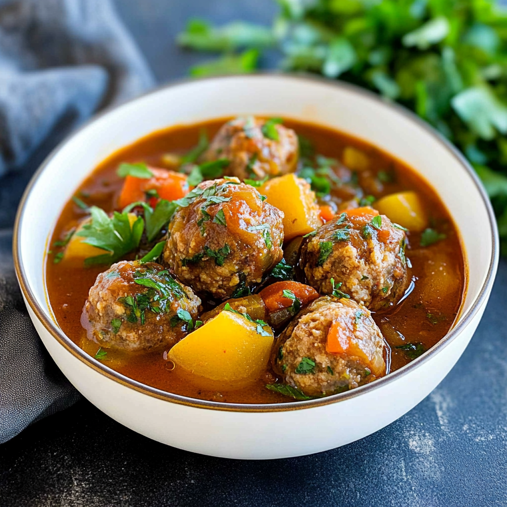 Recipe preparation for albondigas soup recipe