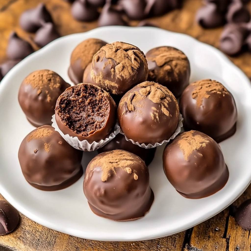 Recipe preparation for 5-ingredient espresso chocolate truffles
