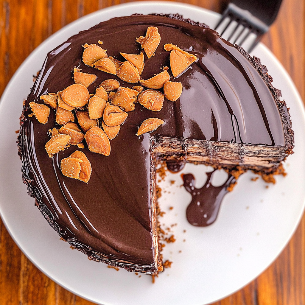 Recipe preparation for peanut butter cheesecake