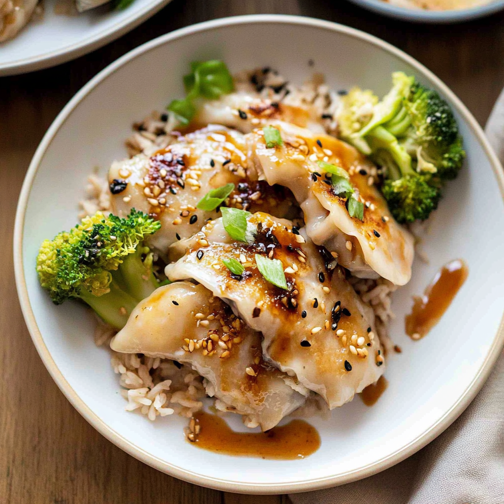 Recipe preparation for one-pan dumpling bake