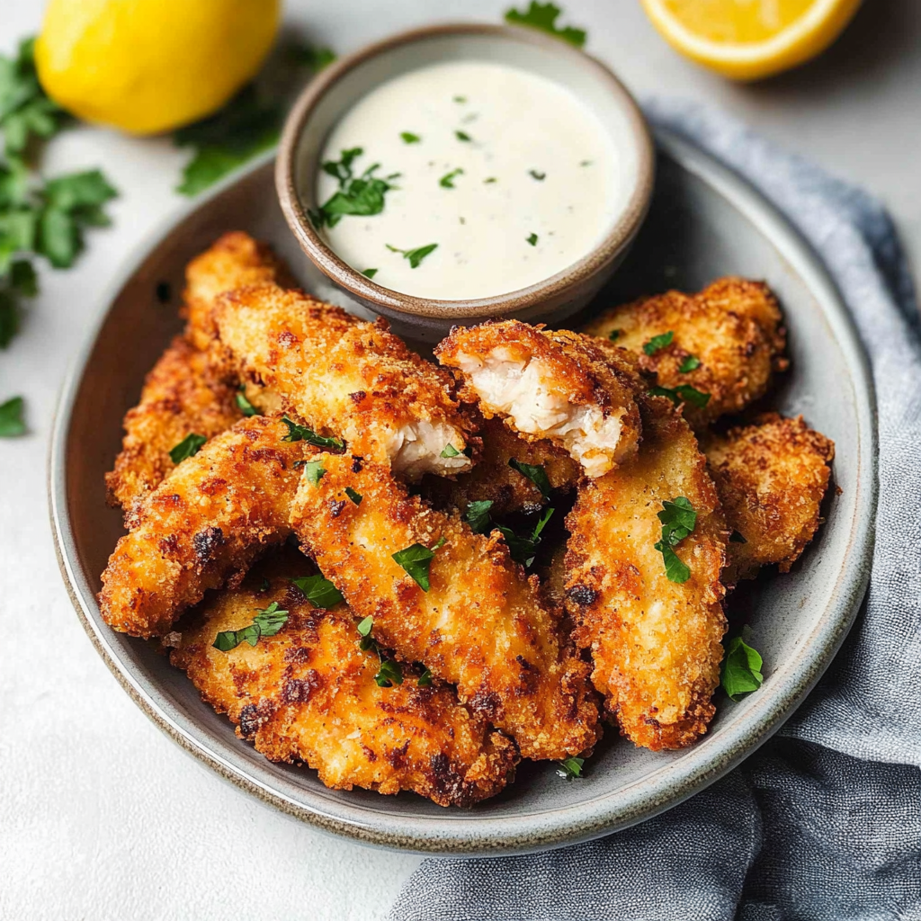 Recipe preparation for baked chicken tenders