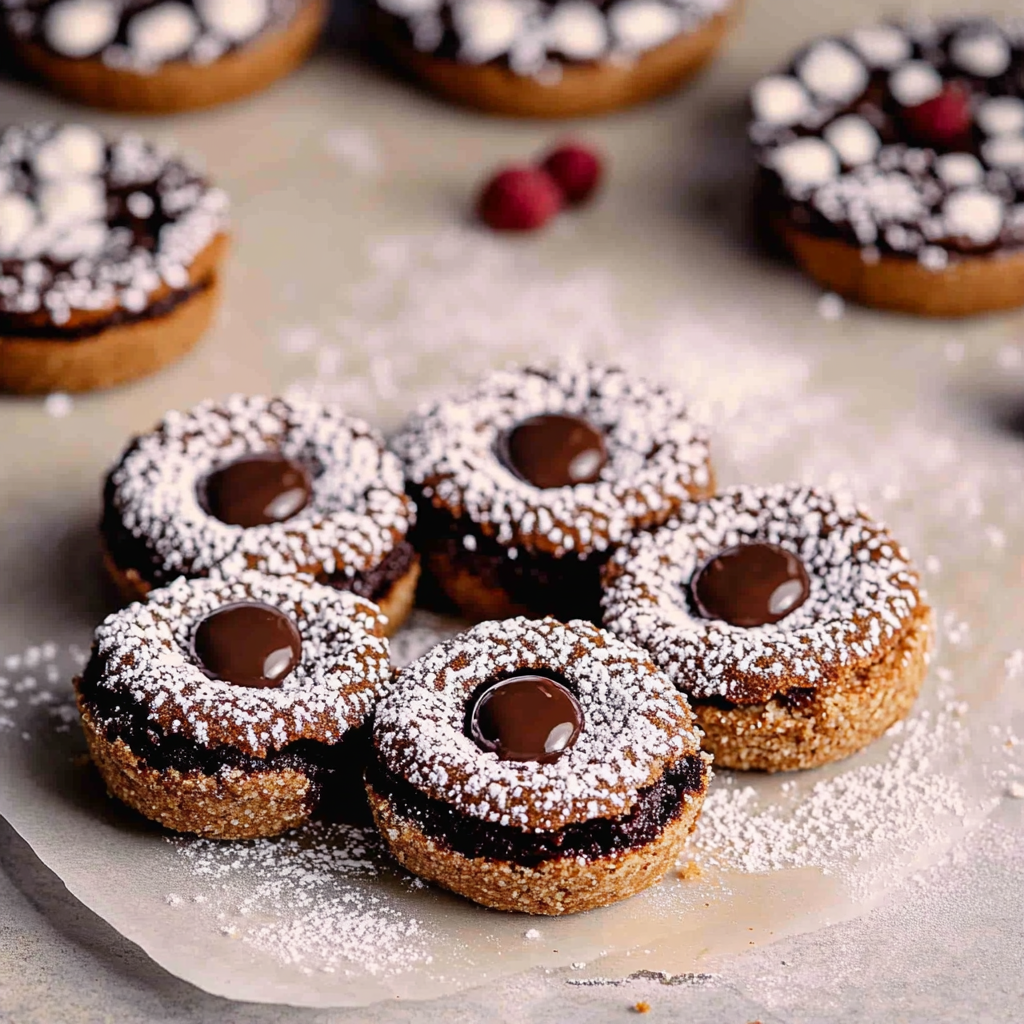Recipe preparation for nutella linzer