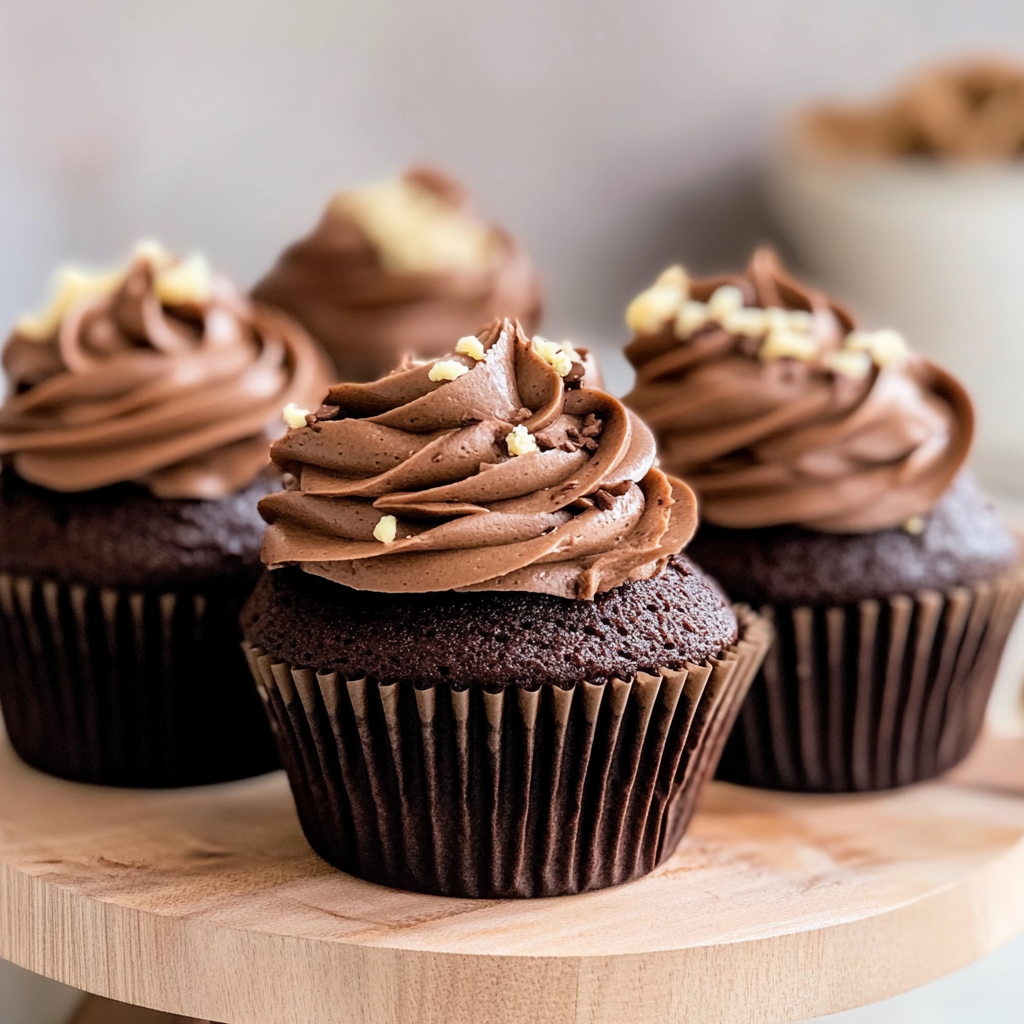 Recipe preparation for nutella cupcakes