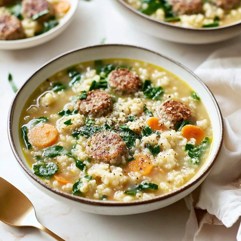 Recipe preparation for italian wedding soup