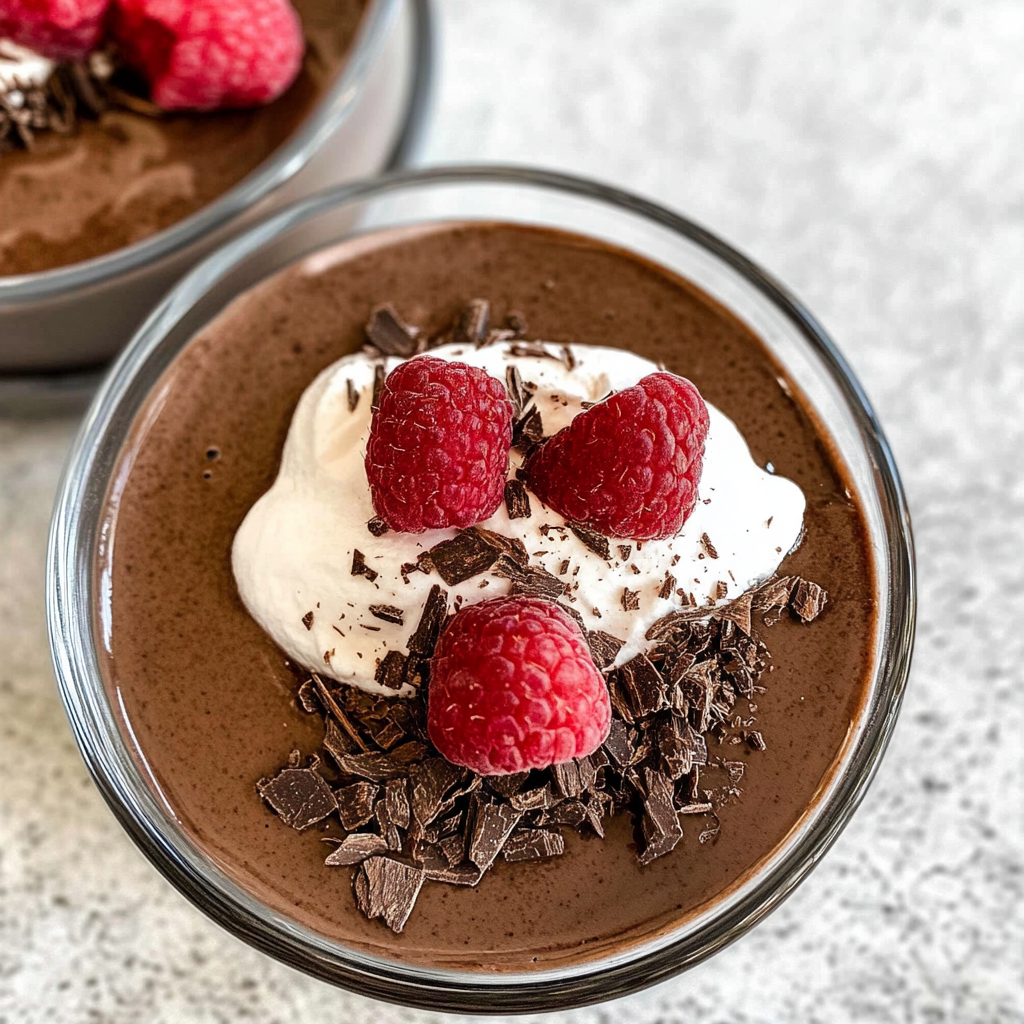 Recipe preparation for 5-minute chocolate protein pudding