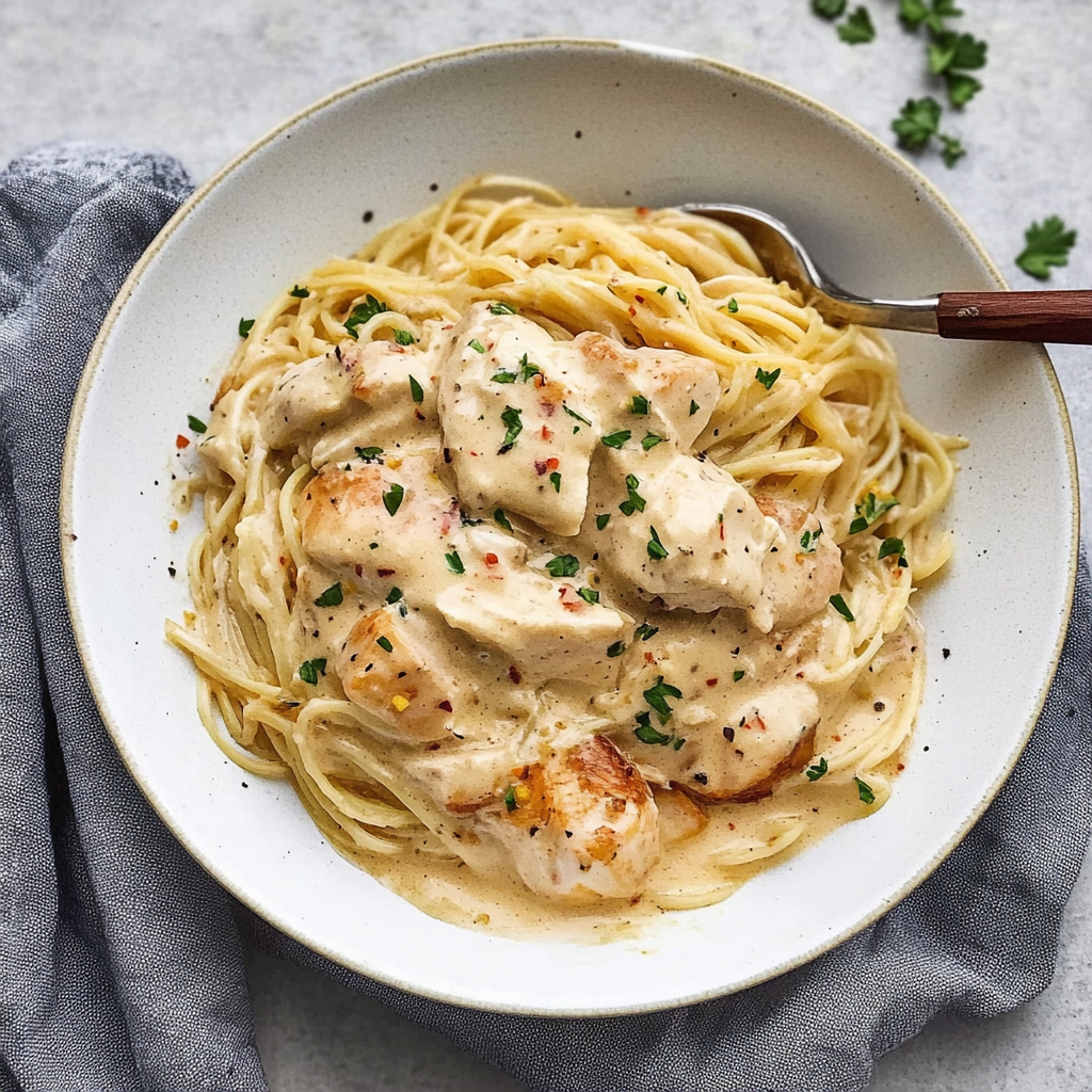 Recipe preparation for crock pot angel chicken
