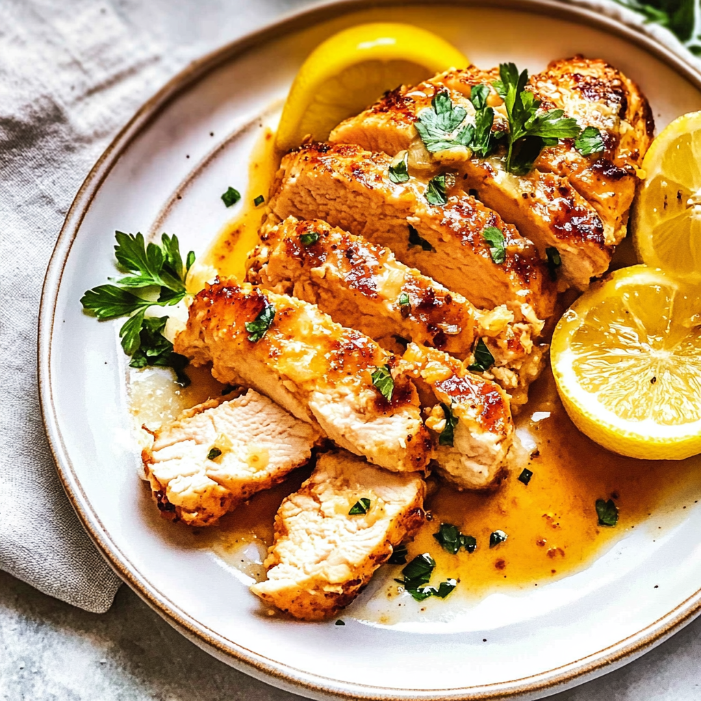 Recipe preparation for lemon chicken