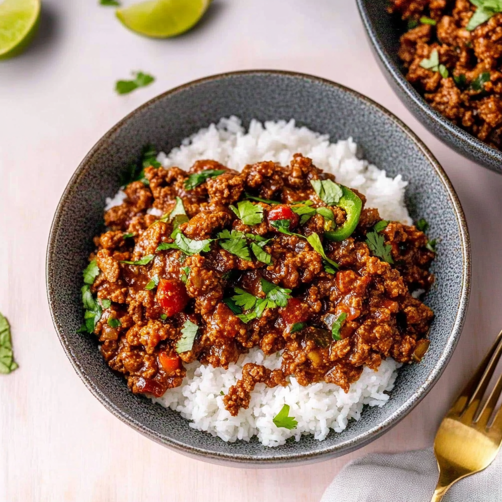 Recipe preparation for cuban picadillo