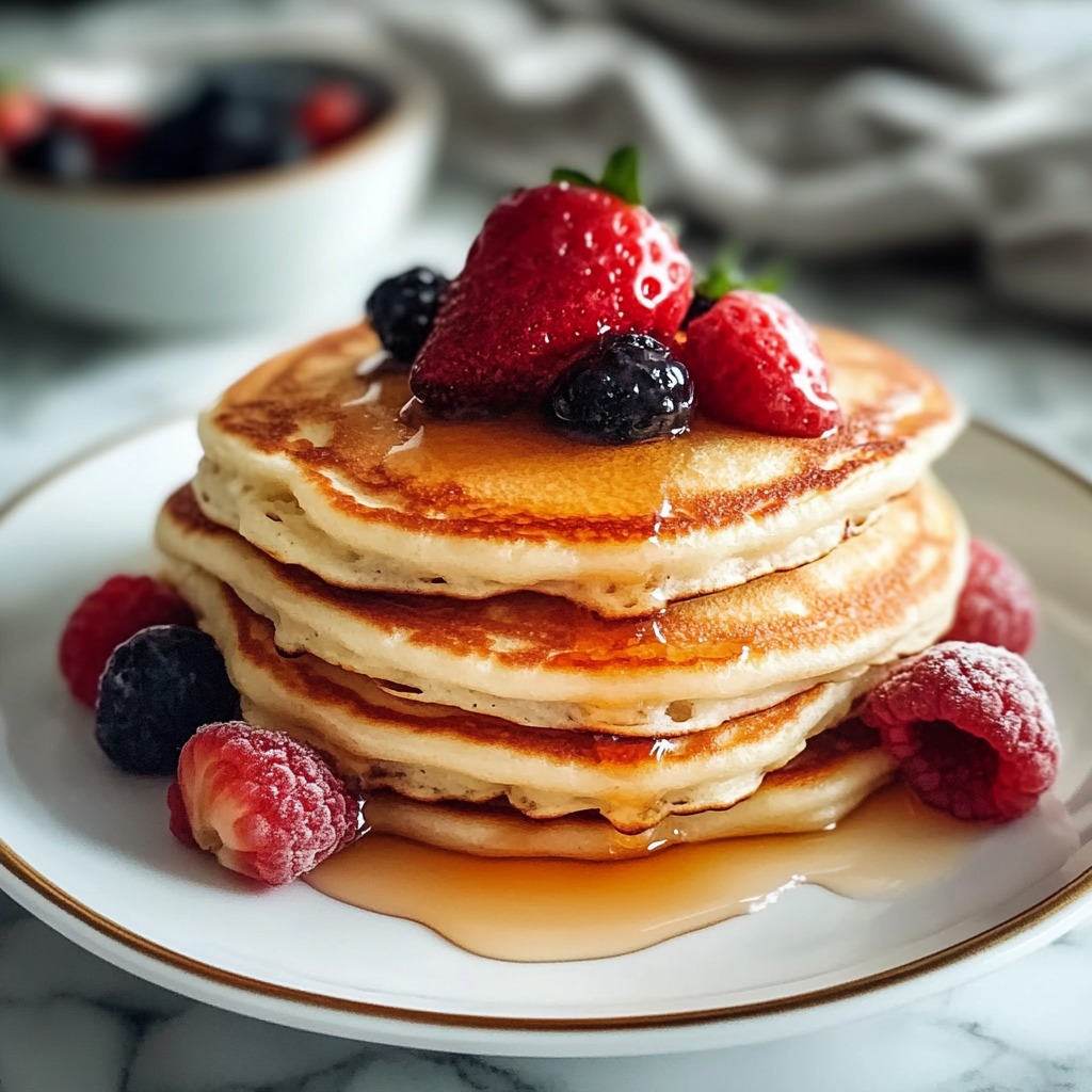 Recipe preparation for cottage cheese pancakes