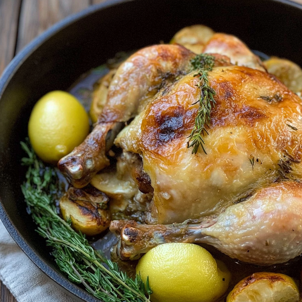 Recipe preparation for Lemon Tarragon Baked Chicken