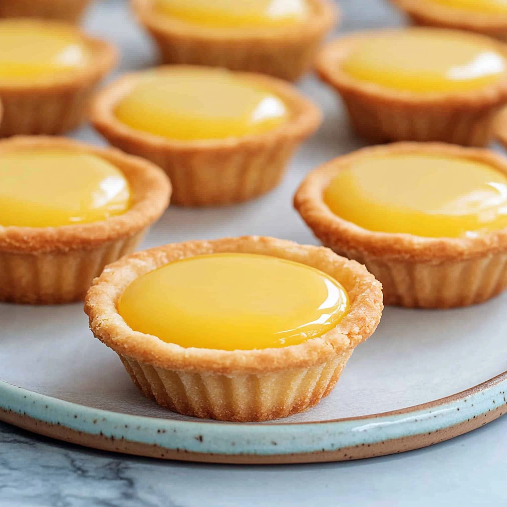 Recipe preparation for Lemon Curd Tartlets