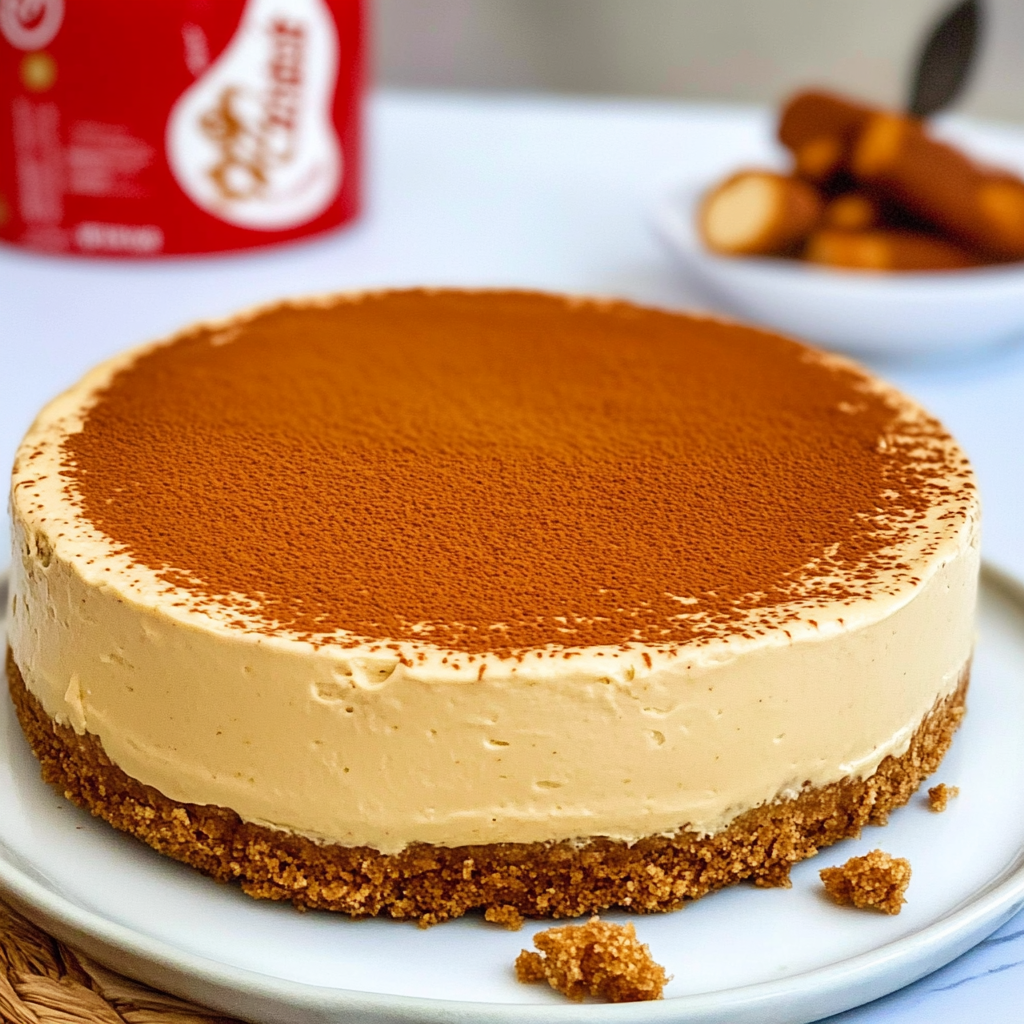 Recipe preparation for biscoff cheesecake
