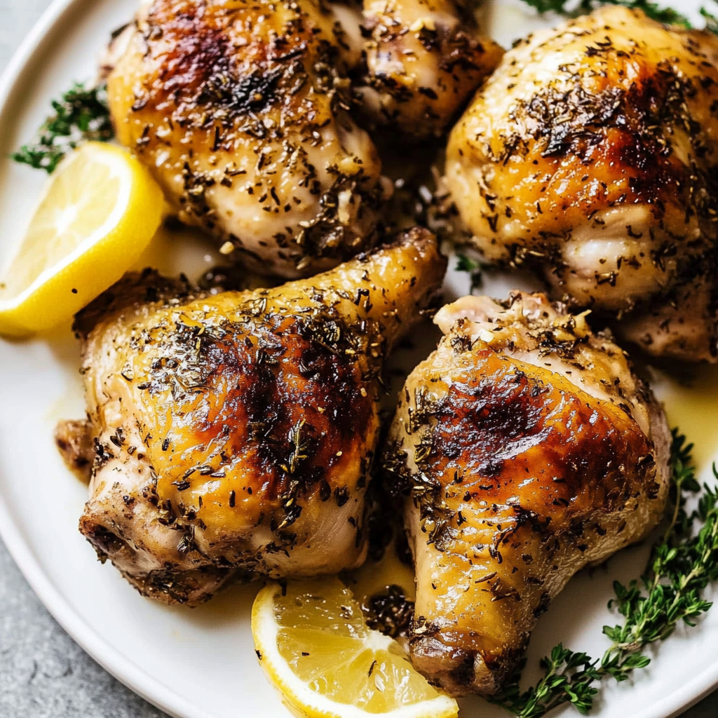 Recipe preparation for herb roasted chicken