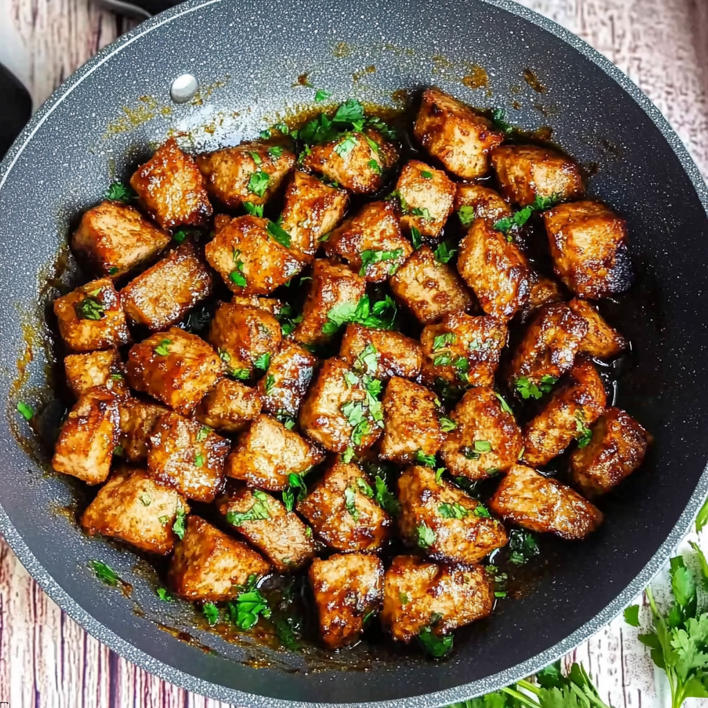 Recipe preparation for cajun pork bites