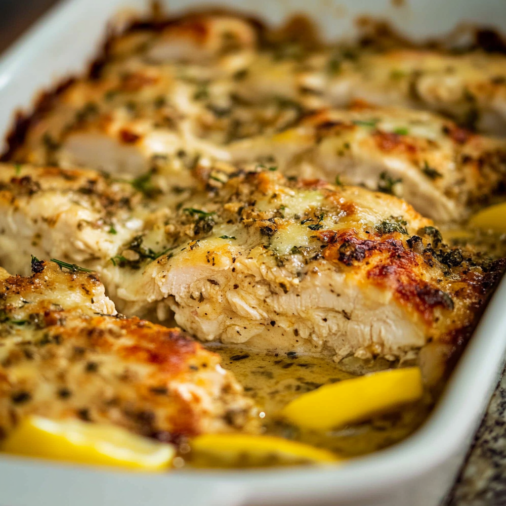 Recipe preparation for chicken bake with greek yogurt