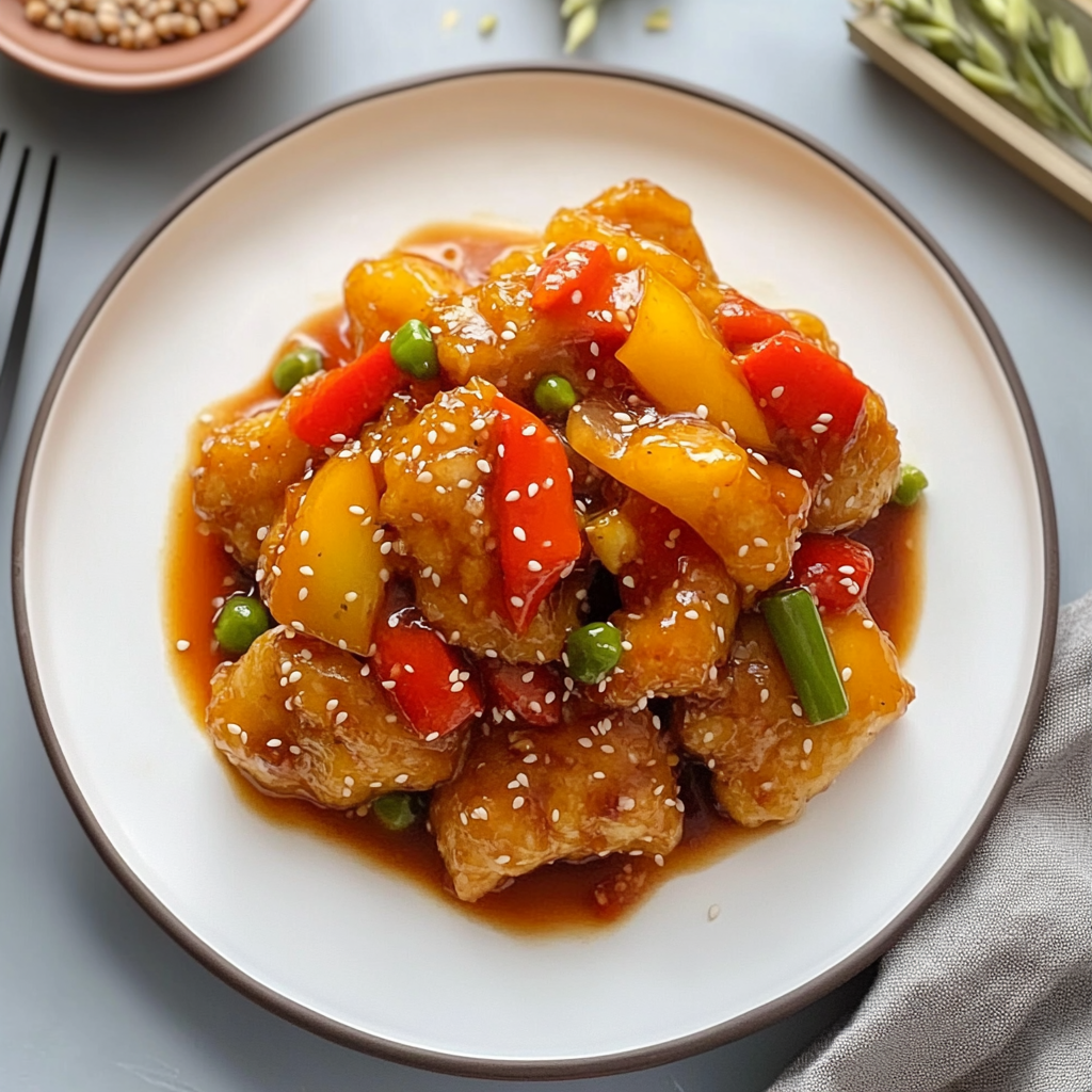 Recipe preparation for sweet and sour fish