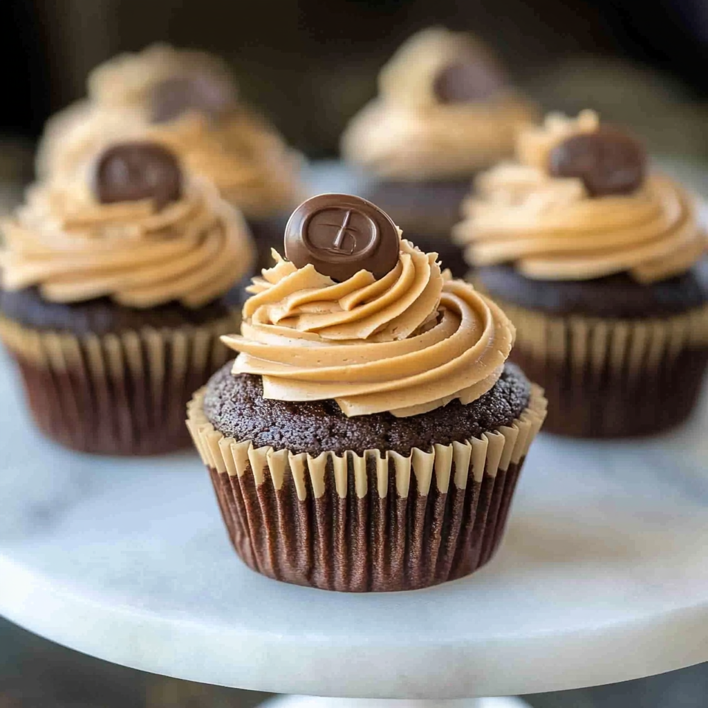 Recipe preparation for reese’s peanut butter cupcakes