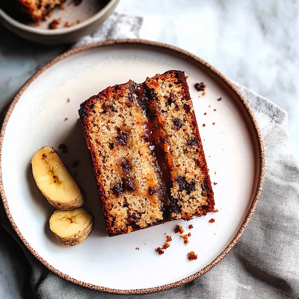 Recipe preparation for banana bread with cassava flour