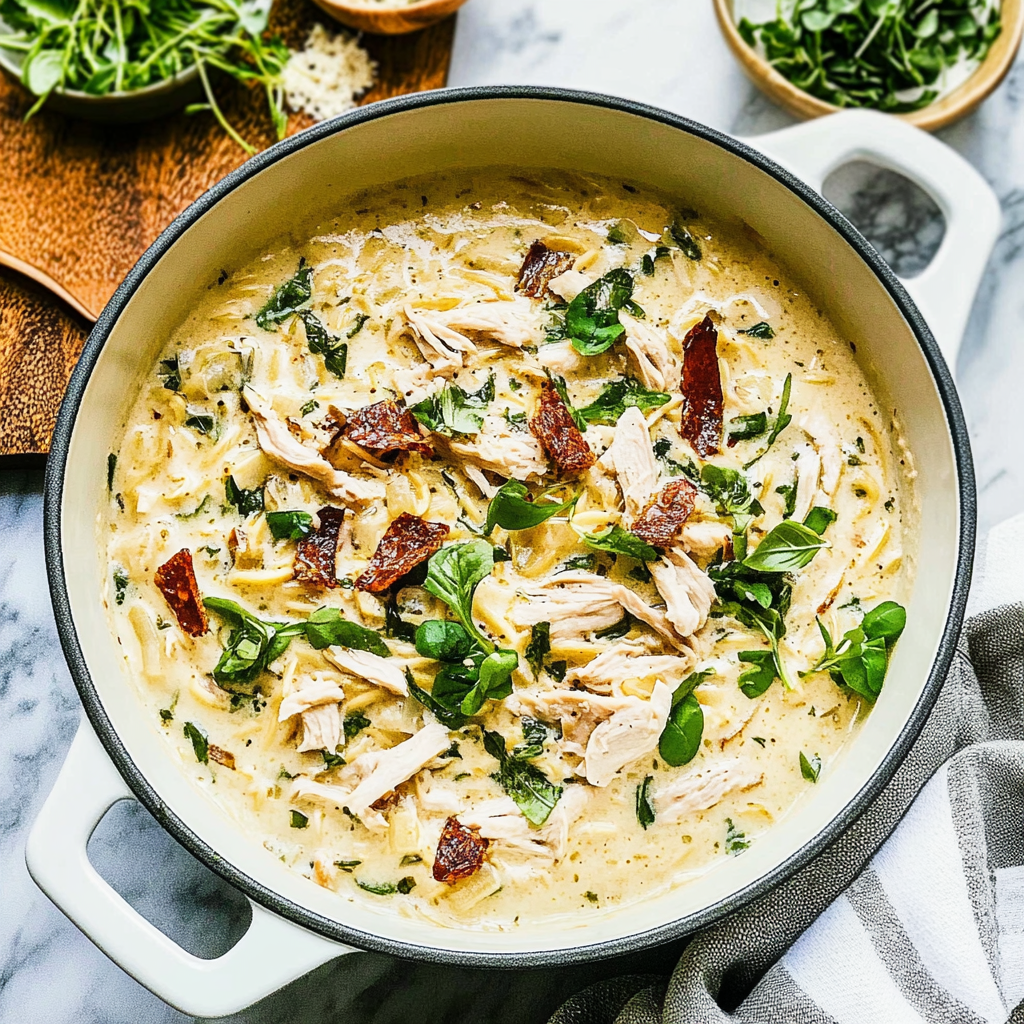 Recipe preparation for marry me chicken soup