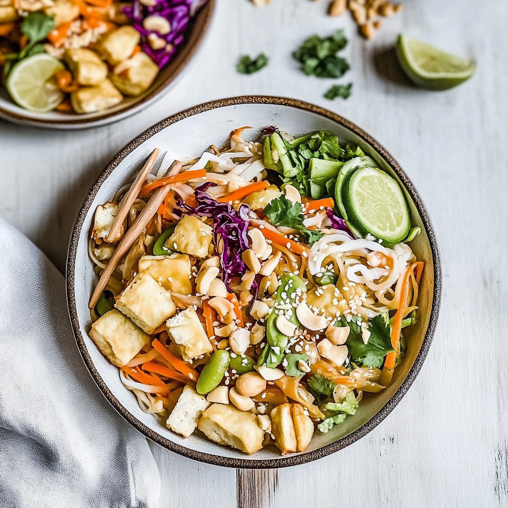 Recipe preparation for 20-Minute Sriracha Peanut Pad Thai