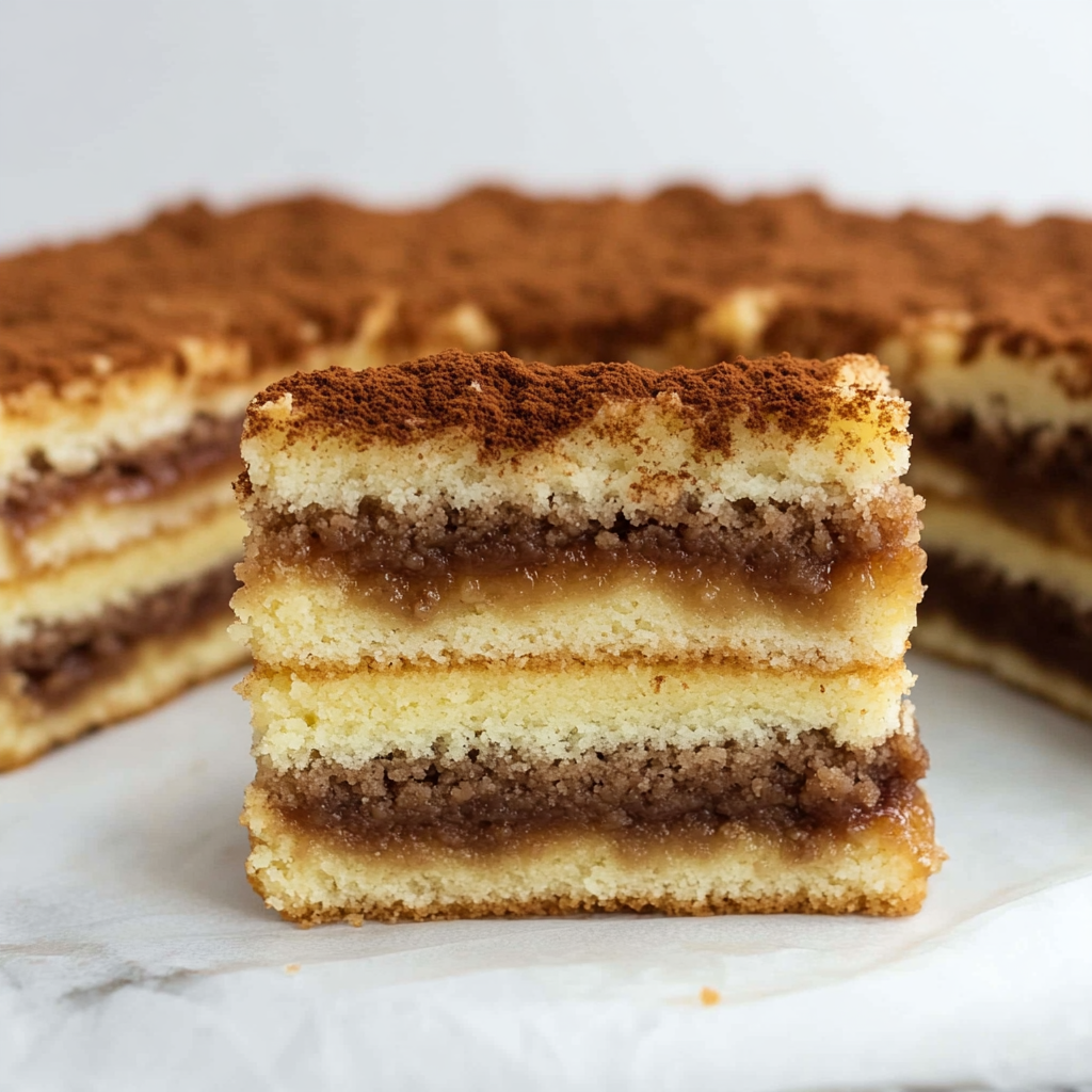Recipe preparation for sour cream coffee cake