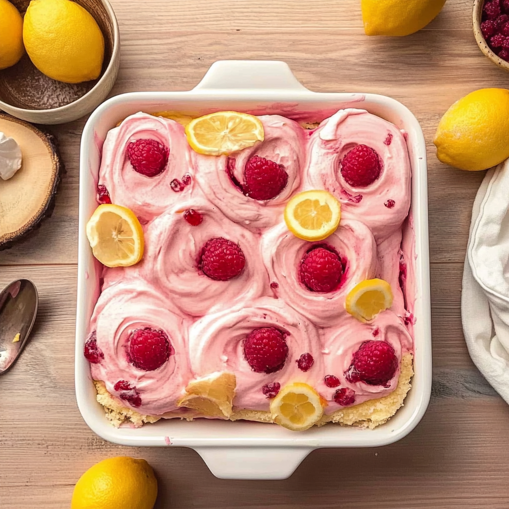 Recipe preparation for lemon raspberry rolls