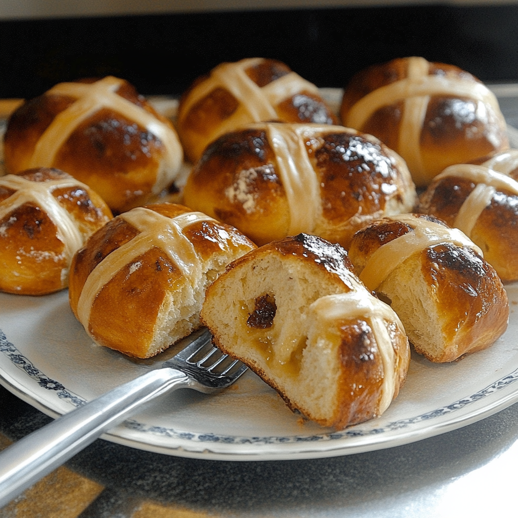 Recipe preparation for Traditional Hot Cross Buns