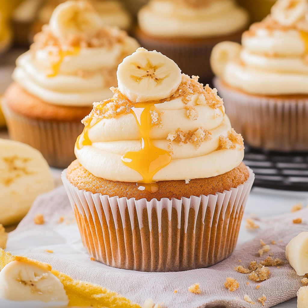 Recipe preparation for banana pudding cupcakes