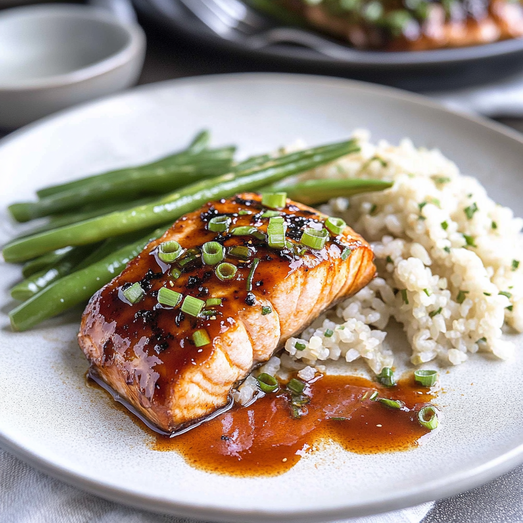 Recipe preparation for Korean Gochujang Salmon
