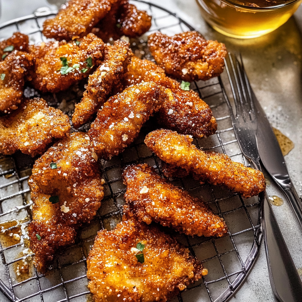 Recipe preparation for crispy honey parmesan chicken cutlets