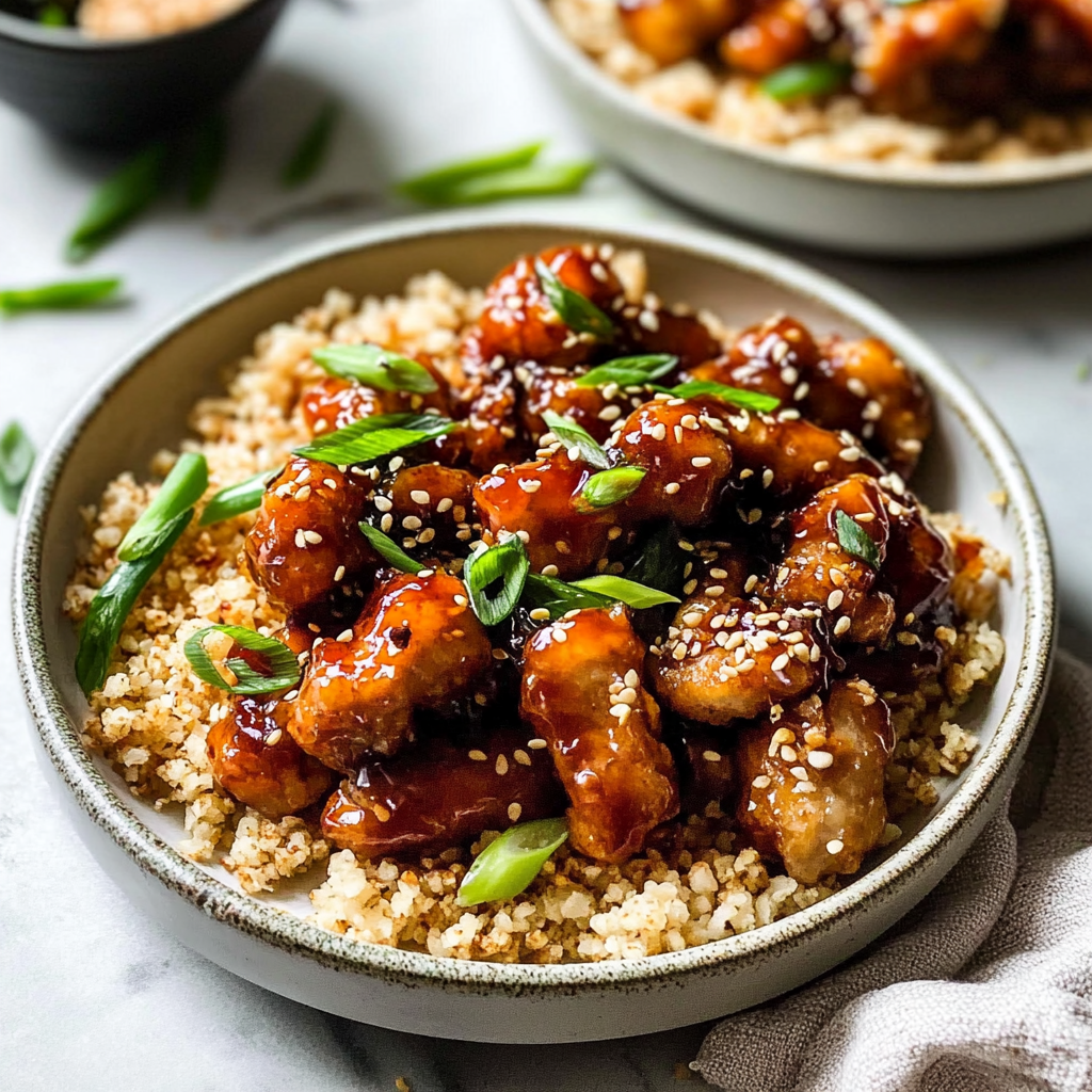 Recipe preparation for crispy honey garlic chicken