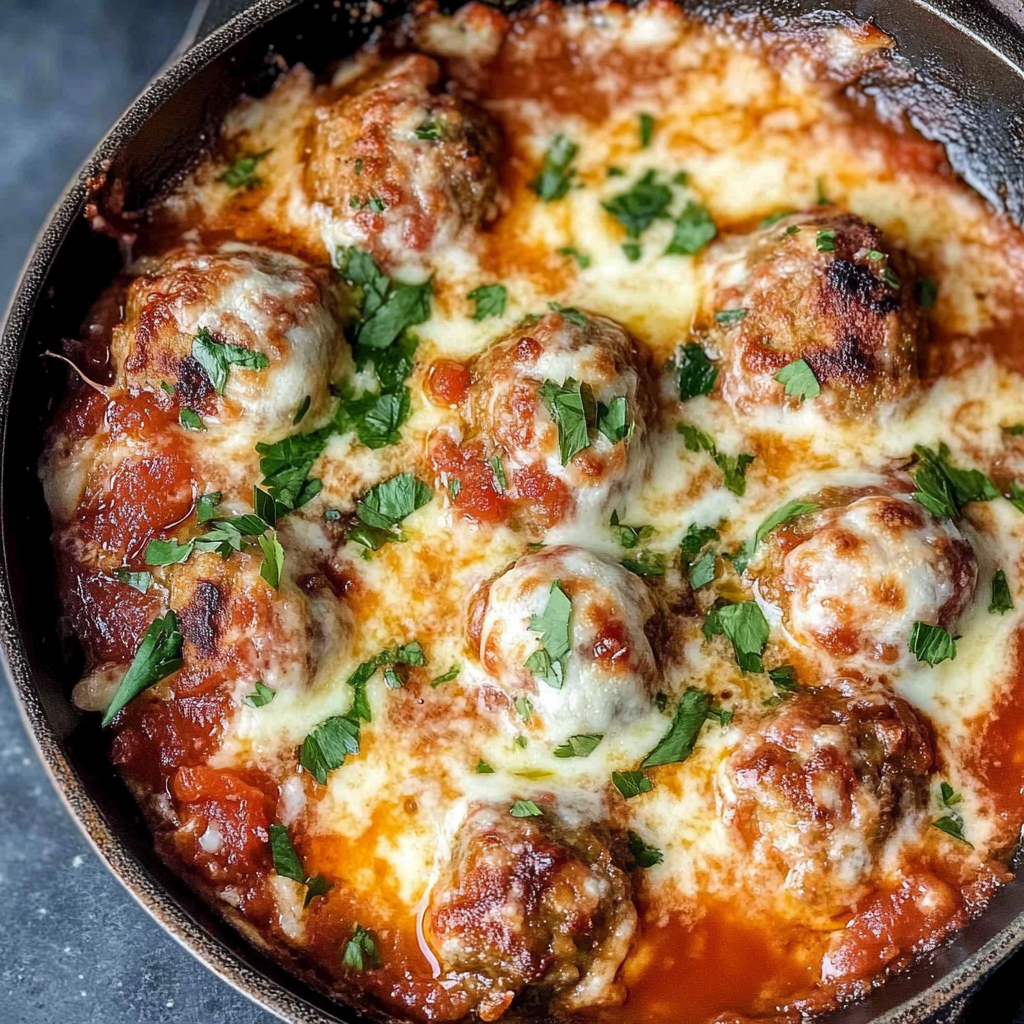 Recipe preparation for meatball skillet recipe