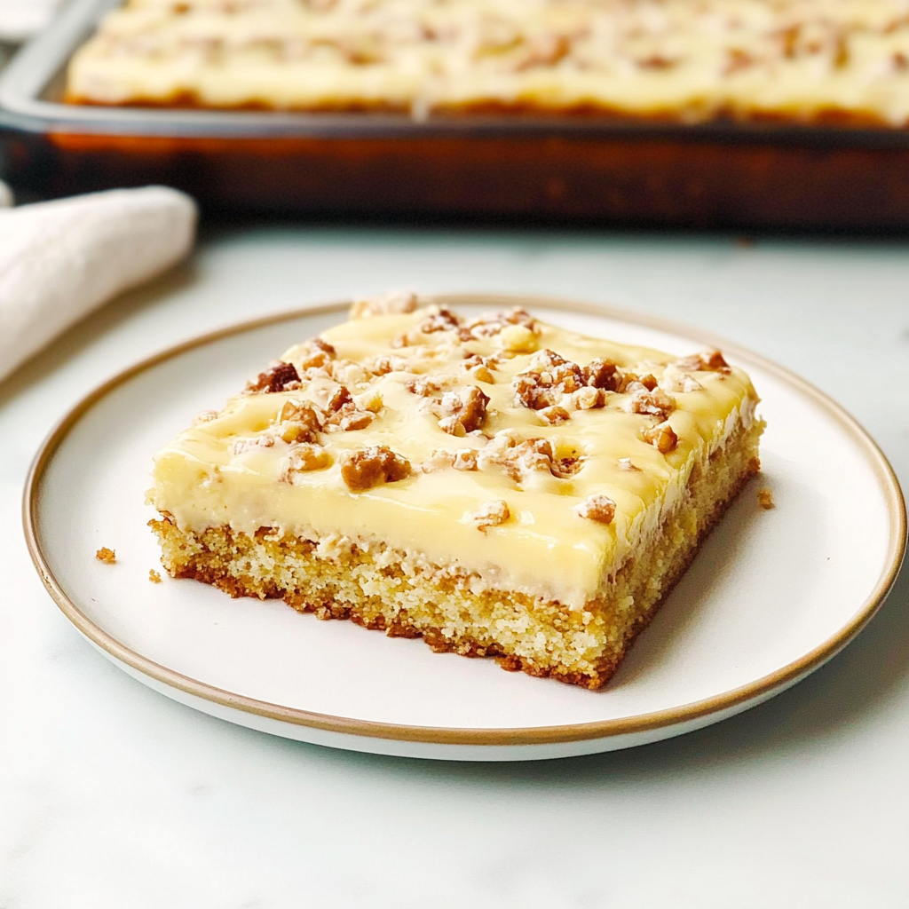 Recipe preparation for white texas sheet cake