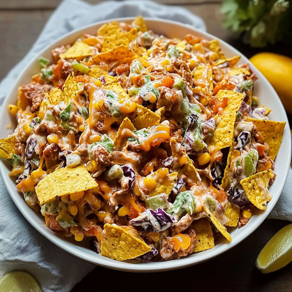 Recipe preparation for frito cowboy cabbage