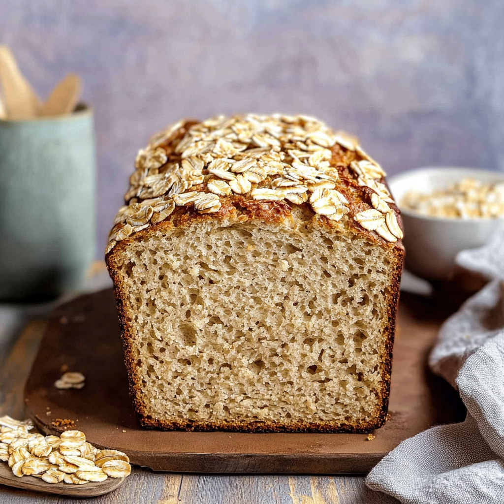 Recipe preparation for oatmeal bread