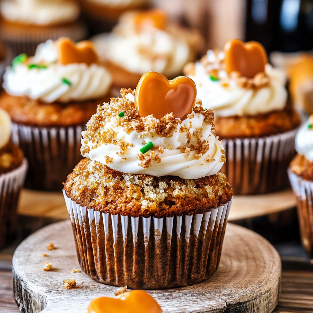Recipe preparation for Carrot Cake Cupcakes